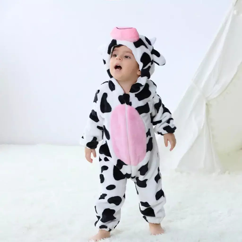 Bebê unissex macacão kigurumi infantil bonito ponto dinossauro animal macacões recém-nascidos dos desenhos animados pijamas para crianças meninos meninas natal