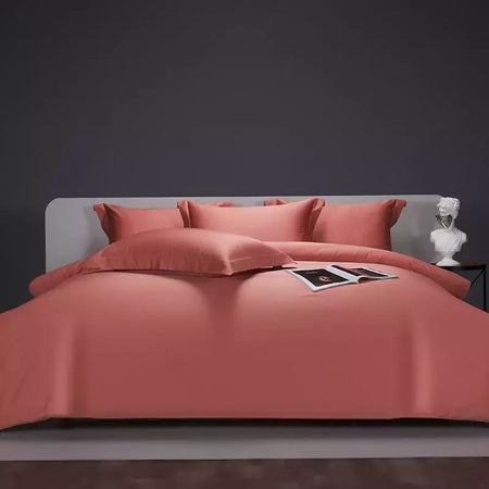 Twin único duplo rainha rei conjunto de cama cor sólida 1000tc algodão egípcio conjunto capa edredão folha lençol fronhas