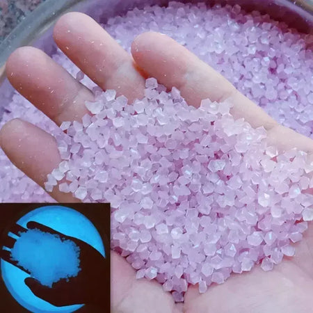 1000 pçs areia luminosa brilho no escuro seixos pedra casa jardim caminho ao ar livre decoração do gramado tanque de peixes decoração do aquário 3-5mm