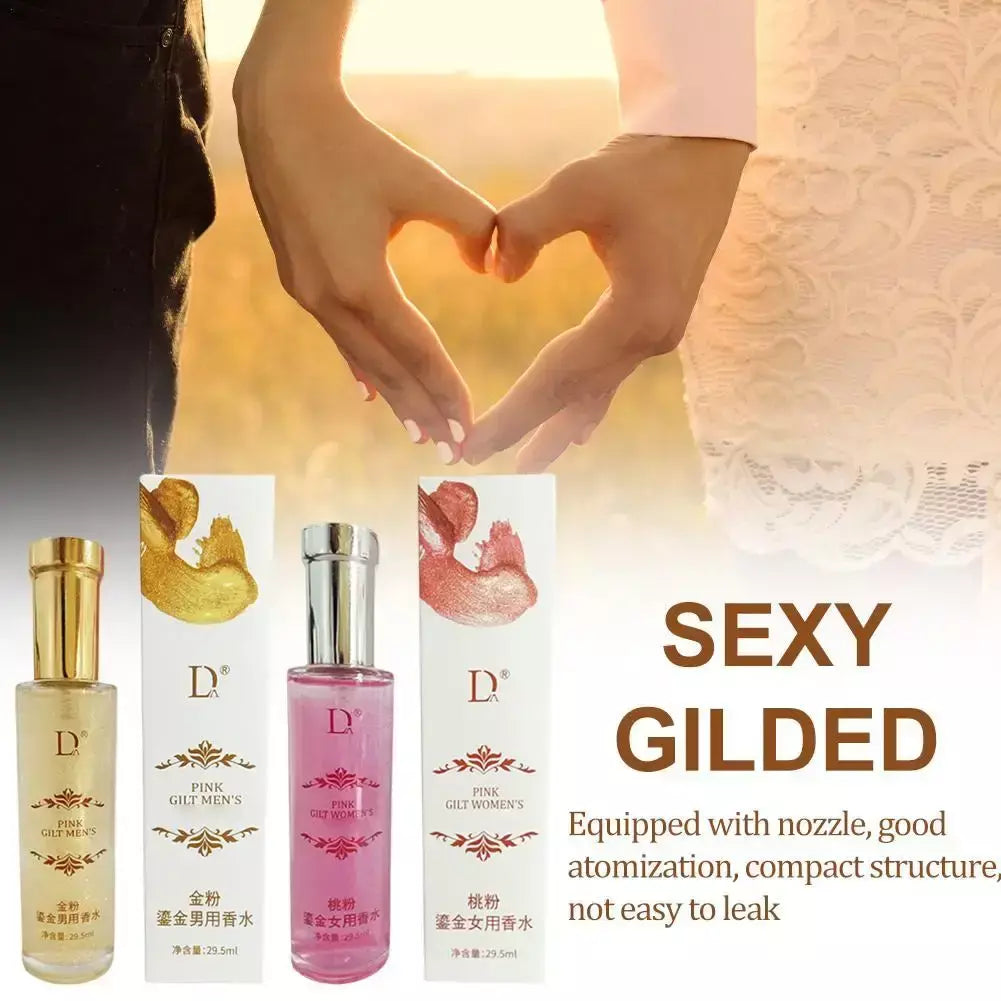 Perfume dourado erótico, fragrância de longa duração, charmoso perfume sey adulto, casal diário, namoro, produto spray corporal para mulheres e homens