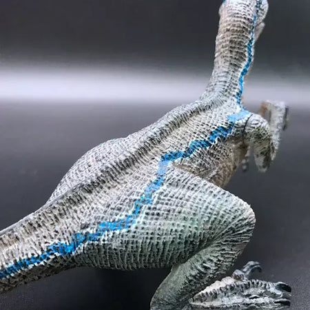 Novo quente 22cm x 5cm x 9cm azul velociraptor jurassic world caído reino jurassic park 5 figura de ação brinquedos presente de natal zlj2