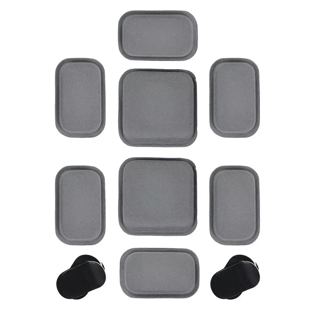 Fma almofadas protetoras para capacete tático, conjunto de almofadas de espuma de memória para airsoft caça cp fast mich, acessórios para capacete