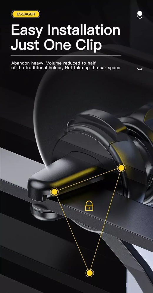 Essager gravidade suporte do telefone do carro clipe de ventilação de ar montar suporte do telefone celular no carro gps suporte para iphone 14 13 12 pro xiaomi