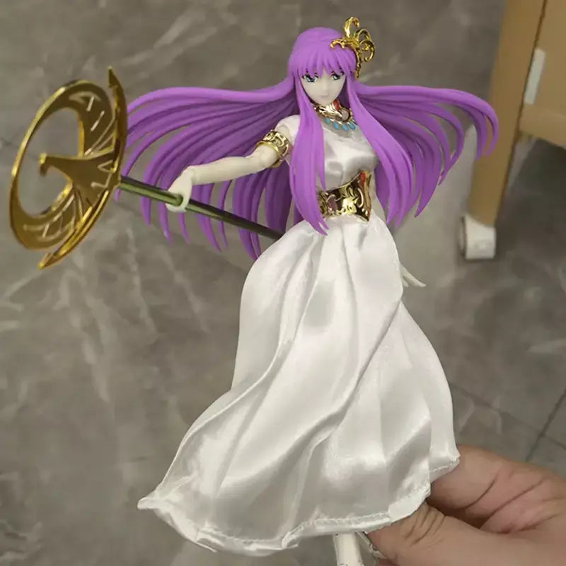 Bom Tony/GT Saint Seiya Mito Pano Athena Saori Kido Conjuntos EX Casuais Vestido Cavaleiros do Zodíaco Figura de Ação Em Estoque