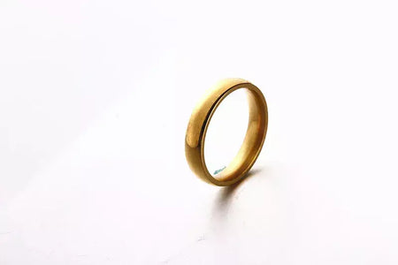 Anel de titânio simples de 6mm, feminino, masculino, evita alergias, alto polimento, anéis de casamento, aço inoxidável, casal, joias de dedo, presentes