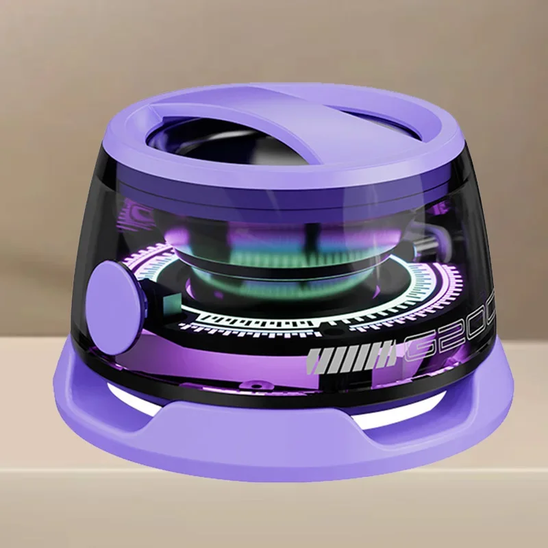 Portátil mini viagem estéreo ao ar livre magnético bluetooth alto-falante rgb iluminação alto-falante magnético bt5.3 suporte do telefone para ios