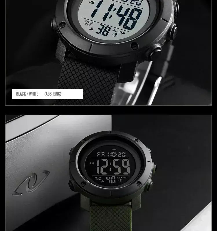 Skmei 1426 montre masculino despertador moda relógio digital relogio masculino esporte relógio masculino marca de luxo 5bar relógios à prova dwaterproof água