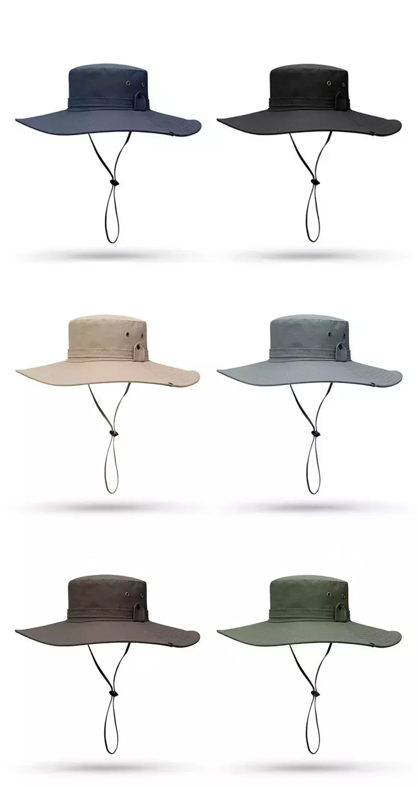 Tampão solar anti-UV respirável masculino, aba larga grande, chapéu de balde, chapéu de vaqueiro, pesca ao ar livre, caminhada, praia, malha, moda verão, novo, 2024