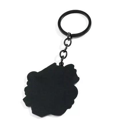 Figura de desenho animado Coraline e chaveiro de porta secreta, filme de anime emocionante de fantasia, pingente esmaltado, chaveiros, presentes de ornamento