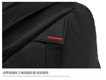 Mochila Oxford Business impermeável para homens e mulheres, bolsa para computador, mochila de viagem casual, mochila escolar luminosa, nova