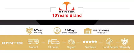 BYINTEK R20 Max Mini Projetor 4K DLP Smart WiFi Android 11.0 LED 1080P Projetores de home theater ao ar livre com bateria de 15600mAh