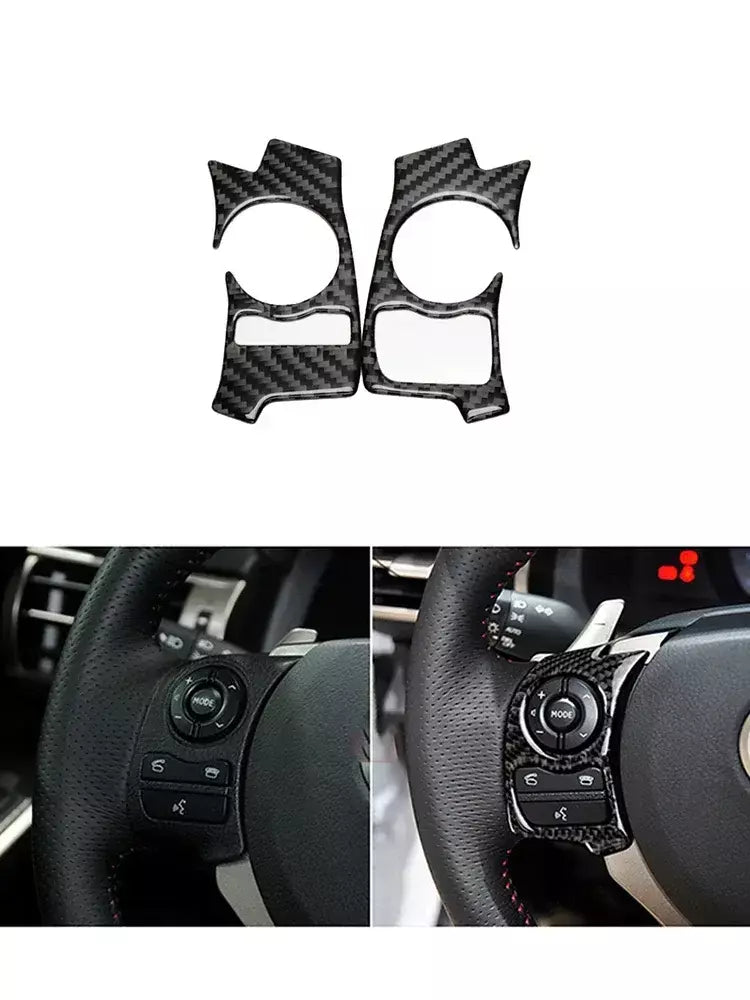 Material De Fibra De Carbono Adesivos, Auto Molduras Interiores, Tira Decorativa, Acessórios Do Carro, Lexus IS250 IS250C IS300 2014-2018