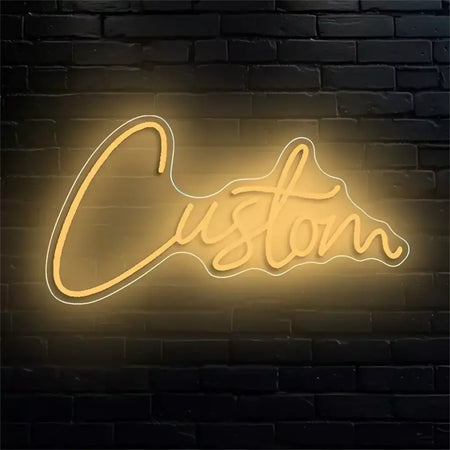 Nome personalizado sinal de néon festa de aniversário do bebê presente quarto do miúdo decoração da parede casa led nome sinal dormitório decoração presentes personalizados para ela