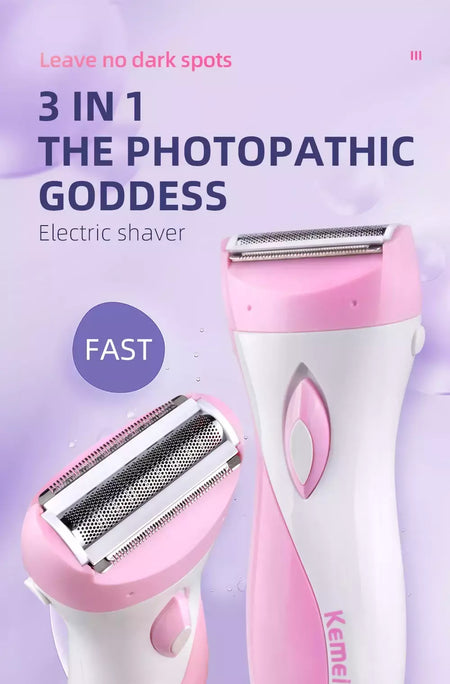 Kemei-3018 Women Shaver Wool Device Knife Electric Shaver Depilador De Lã Para Lady Shaver Female Care KM-3018