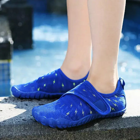 Crianças tênis de secagem rápida meninos meninas luz respirável praia aqua sapatos do miúdo elástico antiderrapante sapatos esportivos aquáticos