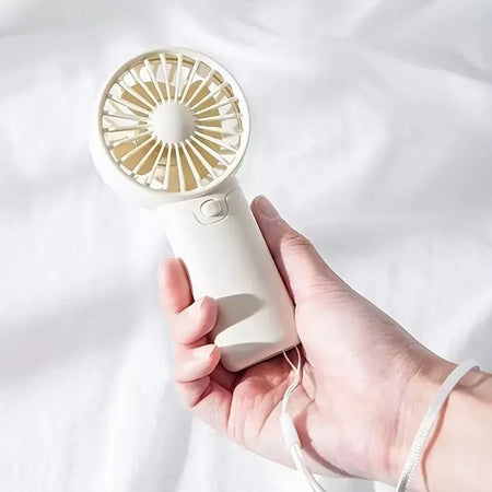 Mini ventilador portátil leve ventilador de mão aa ventilador de refrigeração a pilhas para escritório ao ar livre viagem acampamento
