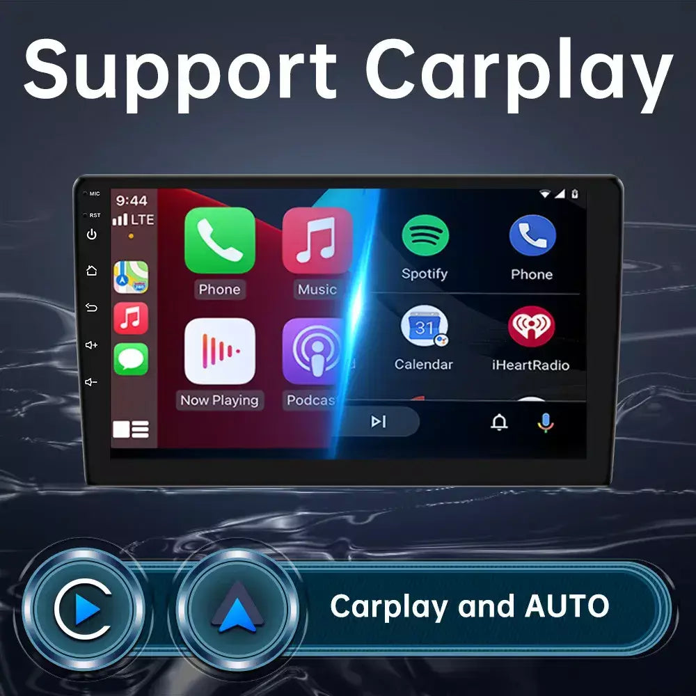 Android 14 rádio do carro bt reprodutor multimídia 360 gps sem fio carplay auto para toyota hyundai nissan kia suzuki iso dvr unidade principal