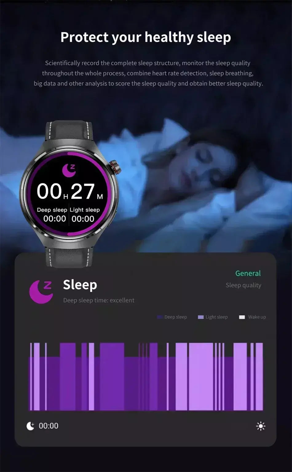 Xiaomi para pro relógio inteligente masculino 4 pro amoled tela hd bluetooth chamada gps nfc freqüência cardíaca açúcar no sangue smartwatch 2024 novo