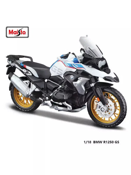 Maisto 1:18 bmw 1250gs r ninet scrambler tanque de combustível liga modelo da motocicleta genuíno estático diecast modelo colecionável presente brinquedo
