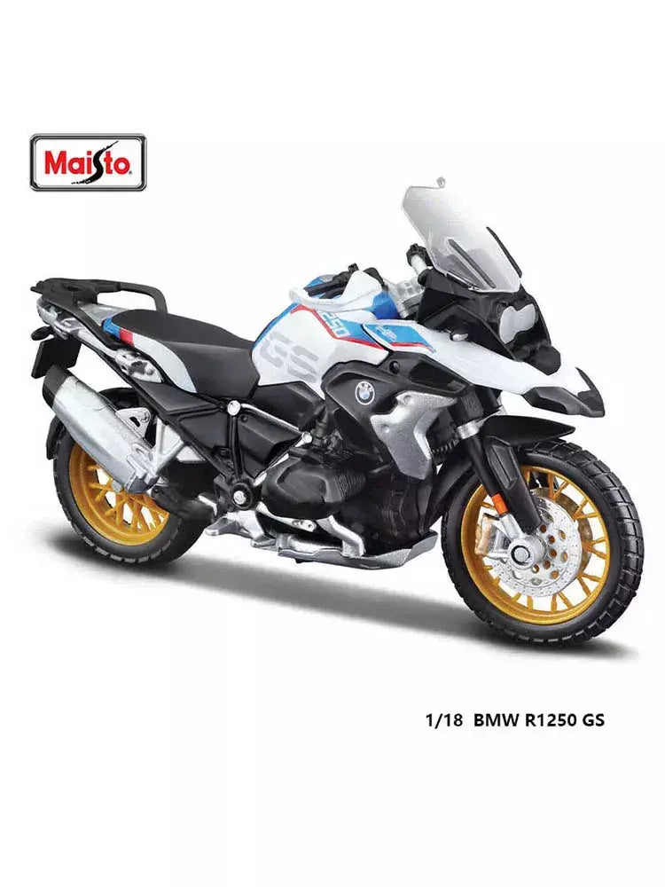 Maisto 1:18 bmw 1250gs r ninet scrambler tanque de combustível liga modelo da motocicleta genuíno estático diecast modelo colecionável presente brinquedo