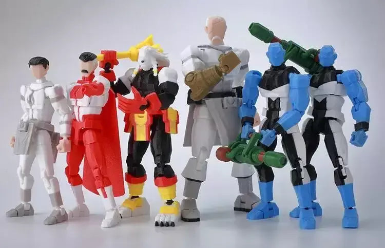 9l3d impresso invincible menino lucky13 manequim13 conquistar lex allen super-heróis anime brinquedos figuras de ação manequim modelo ornamentos