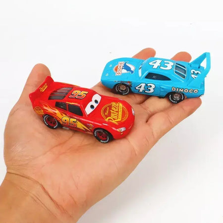 12 pçs disney pixar carros caixa de presente metal diecast relâmpago mcqueen modelo carro brinquedo jackson tio caminhão menino brinquedos aniversário