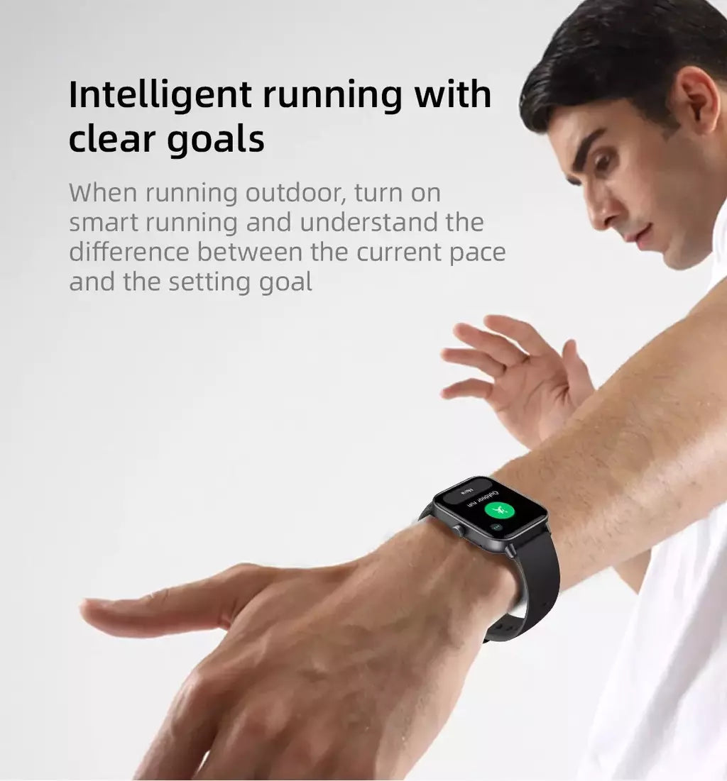 Built-in Alexa Smart Watch para Men e Women, IP68 Waterproof, Bluetooth Call, Stress Test, Blood Oxygen, Heart Rate, 5ATM, IDW19, 2023, New