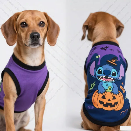 2025 halloween pet gato e cão trajes aterrorizantes padrões de ponto coletes para cães adereços exclusivos de halloween para animais de estimação bonitos