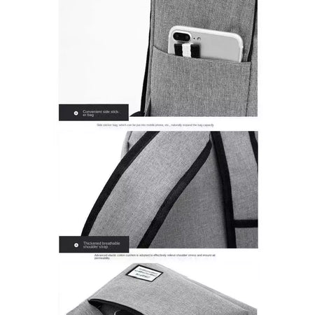 Mochila minimalista lavável unissex, grande capacidade, versátil, escola, estudante, computador, viagem, moda