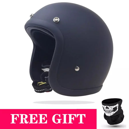 Genuíno vintage tt & cocascos fibra de vidro capacete da motocicleta retro scooter equitação rosto aberto 3/4 jet casco moto capacete dot aprovado