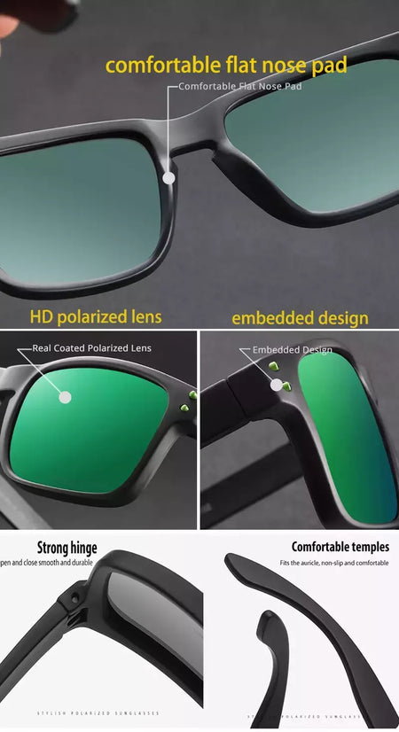 Tifosi-HD óculos polarizados com filme real, ao ar livre, lazer, caminhadas, viagens, golfe, pesca, condução, festa, colorido, UV400