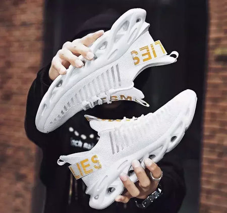 Tênis de malha respirável masculino, Sapatos casuais volumosos, Luxo, Clássicos, Tendências originais, à venda, Primavera, Outono, 2022