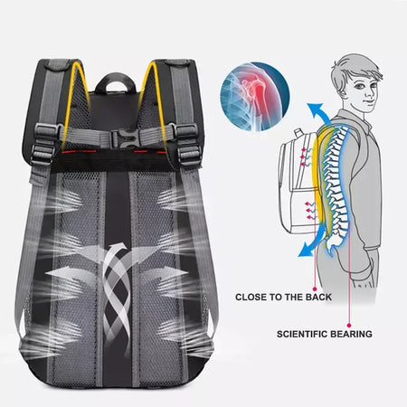 Nova mochila de viagem unissex, feminina e masculina, caminhadas ao ar livre, montanhismo, grande capacidade, leve, ciclismo, acampamento
