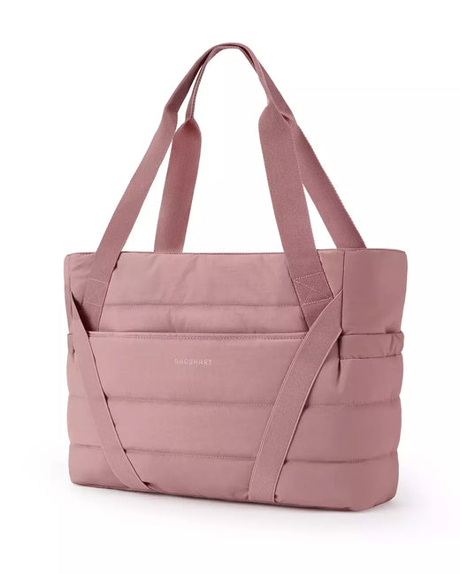 BAGSMART-Sacolas de ginástica esportiva para mulheres, bolsa de ombro de deslocamento, bolsa de bagagem de grande capacidade, lazer simples