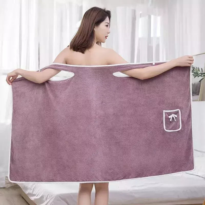Toalhas de banho de secagem rápida para mulheres e meninas, roupões de banho Beach Spa, roupas de lavagem, chuveiro e toalha 150x75cm