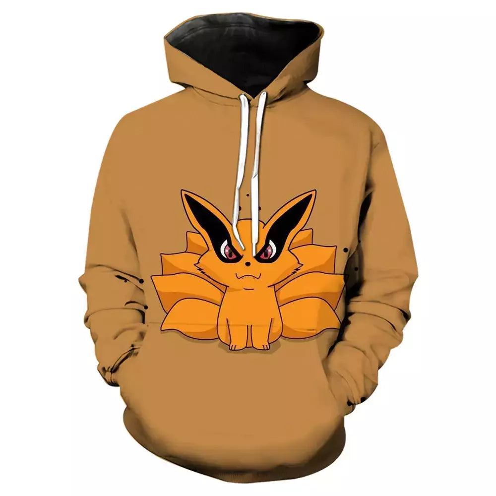 Bandai 2024 novo anime europeu e americano naruto série 3d impressão digital camisola com capuz das mulheres dos homens casual hoodie