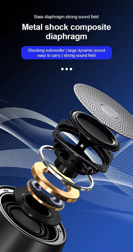 Escolha lenovo k3 pro reprodutor de áudio alto-falante 5.0 portátil bluetooth alto-falante estéreo surround sem fio bluetooth alto-falantes