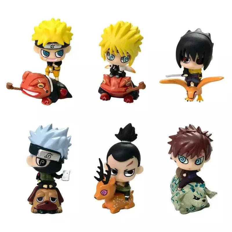Narutos anime modelo estatueta kakashi itachi sasuke pop figura de ação estátua pvc brinquedo colecionável decoração boneca presentes feitos à mão