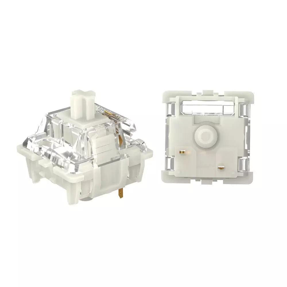 Gateron branco amarelo prata pro 2.0 v2 switch 3pin rgb linear tátil vermelho marrom switches para teclado mecânico permutável quente