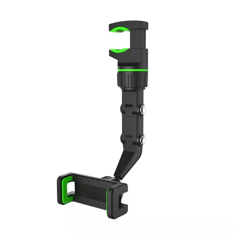 Suporte de telefone para espelho retrovisor para carro, 360 ° Suporte giratório do telefone, suporte universal do telefone do carro do suporte GPS para todos os smartphones