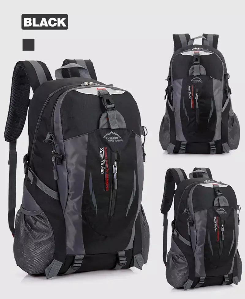 Nova mochila de viagem unissex, feminina e masculina, caminhadas ao ar livre, montanhismo, grande capacidade, leve, ciclismo, acampamento