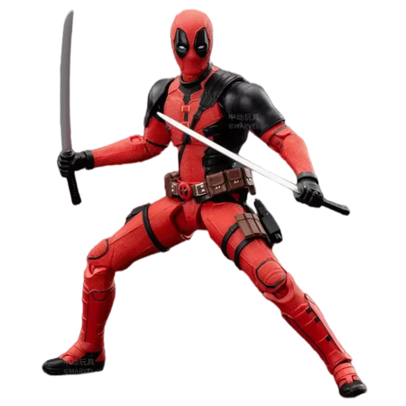 ZD Toys Deadpool & Wolverine Figuras de ação Deadpool Caixa Wolverine Coleção Figuras de ação para adultos Brinquedo infantil