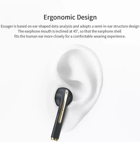 Original xiaomi j18 fone de ouvido sem fio fones bluetooth verdadeiro para estéreo esporte jogo tws fones ouvido no ouvido com microfone toque