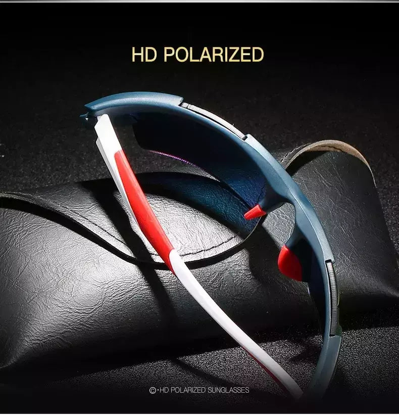 Óculos Polarizados Masculinos, Óculos de Sol Polarizados, Óculos de Ciclismo, Motocicleta Spot, Corrida, Pesca