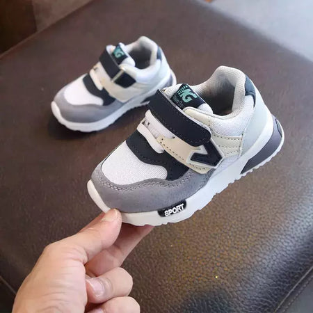 Sapatos de esportes respiráveis para crianças, Sapatos de corrida antiderrapantes, Baby Boots, Solado Macio, Meninos, Meninas, Crianças, Caminhando, Primavera, Outono