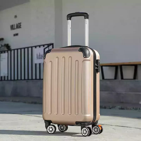 Conjunto de malas rolantes e bolsas de viagem com rodas giratórias 20 '' maleta de bagagem com carrinho de cabine grande capacidade