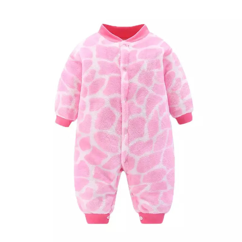 Bebê recém-nascido primavera inverno roupas jaqueta infantil para meninas macacão para meninos flanela macia bebe macacão roupas de bebê 0-18 meses