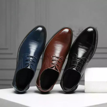 Masculino clássico dedo apontado fundo macio oxfords, sapatos masculinos, sapatos casuais de negócios, apartamentos de escritório, festa de casamento, vestido