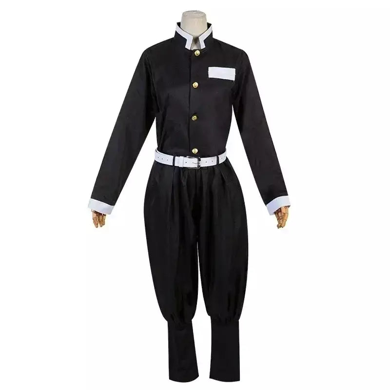 Anime kimetsu não yaiba kochou kochou shinobu cosplay traje demônio slayer kochou uniformes perucas cabelos halloween para crianças adulto