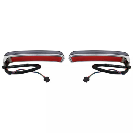 Alforje led para motocicleta, lâmpada de giro, luzes de freio para harley touring road king 97-2022 electra street glide cvo limitado